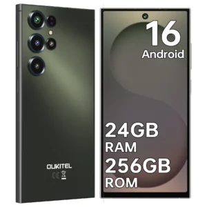 OUKITEL C67 Smartphone 6.73" 120Hz Display Up To 24GB RAM (6+18)+256GB ROM ,5000mAh Battery 64MP Main Camera Android 16 Ultra Slim 8.7mm Mobile Phone
