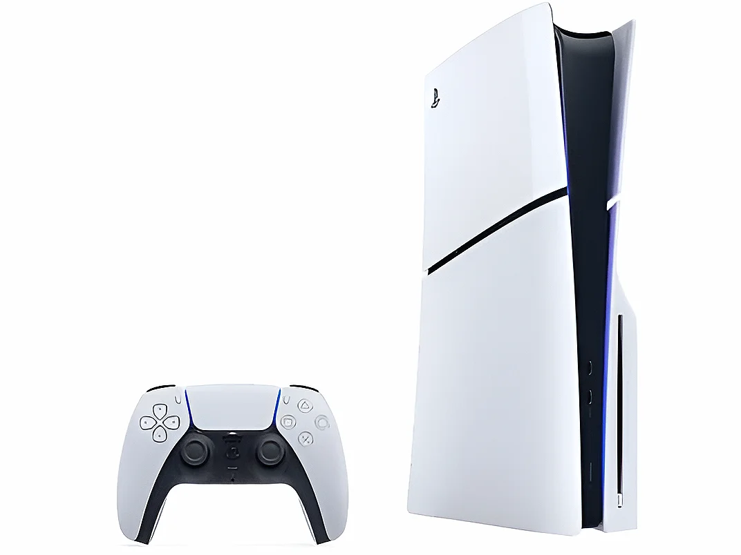 Sony PlayStation 5 Slim - Disc Edition (White) - Image 2