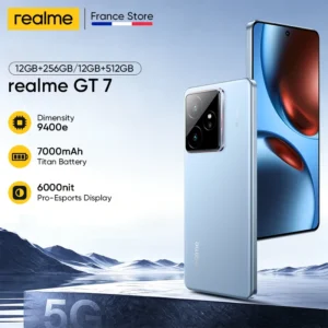 realme GT 7 5G European Version Mediatek Dimensity 9400e 6.78inches AMOLED Dispaly 7000mAh Battery 120W Charging