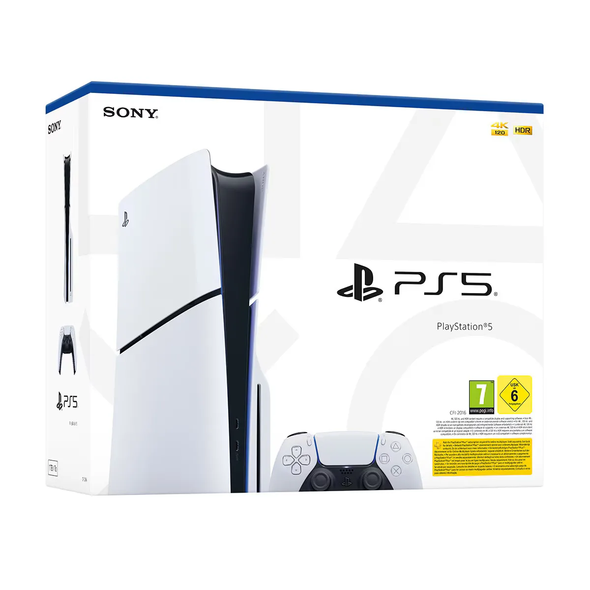 Sony PlayStation 5 Slim - Disc Edition (White)