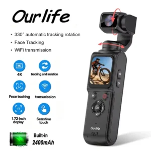 Ourlife — 4K Pocket Gimbal Camera