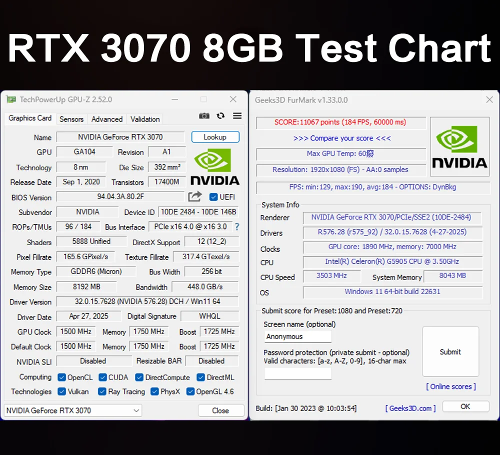 MLLSE GeForce RTX 3070 8GB - Image 5