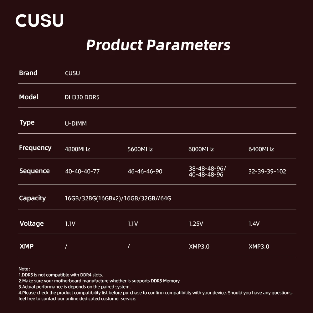 CUSU Desktop RAM — DDR4 / DDR5 Options - Image 5