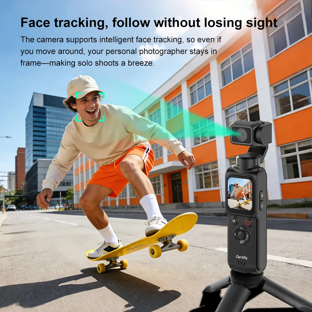Ourlife — 4K Pocket Gimbal Camera - Image 3