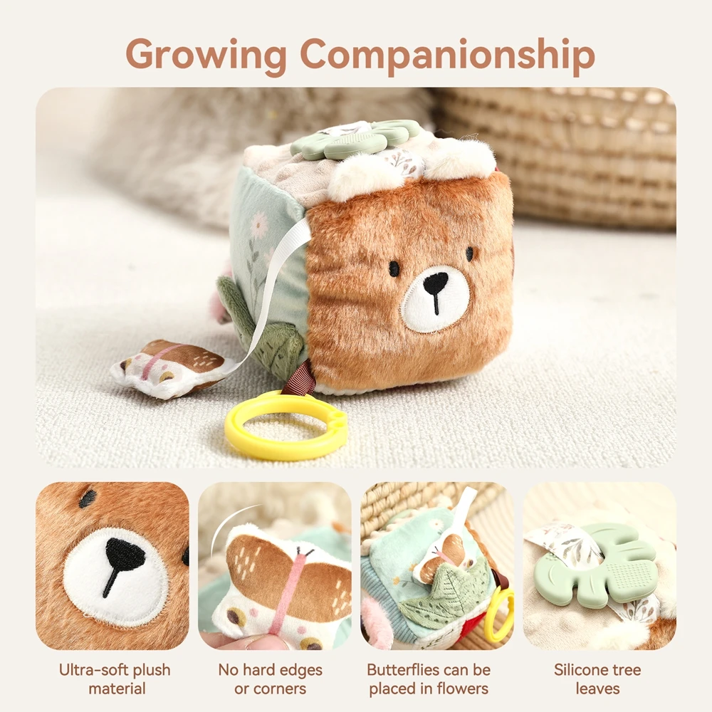 Soft Tissue Box — Sensory Fabric Toy - Image 5
