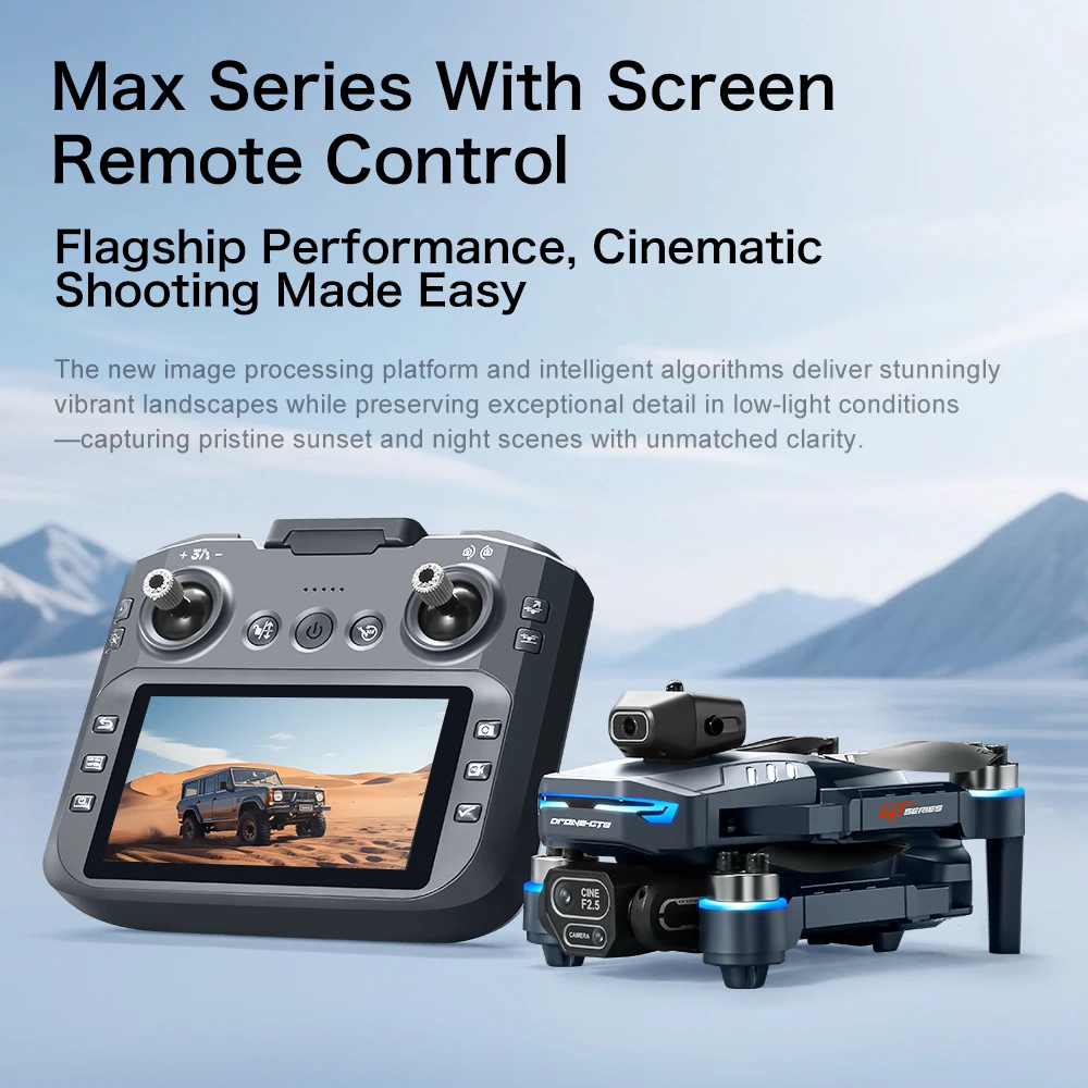 GT8 — Foldable Camera Drone with 4.3″ Screen Controller - Image 3