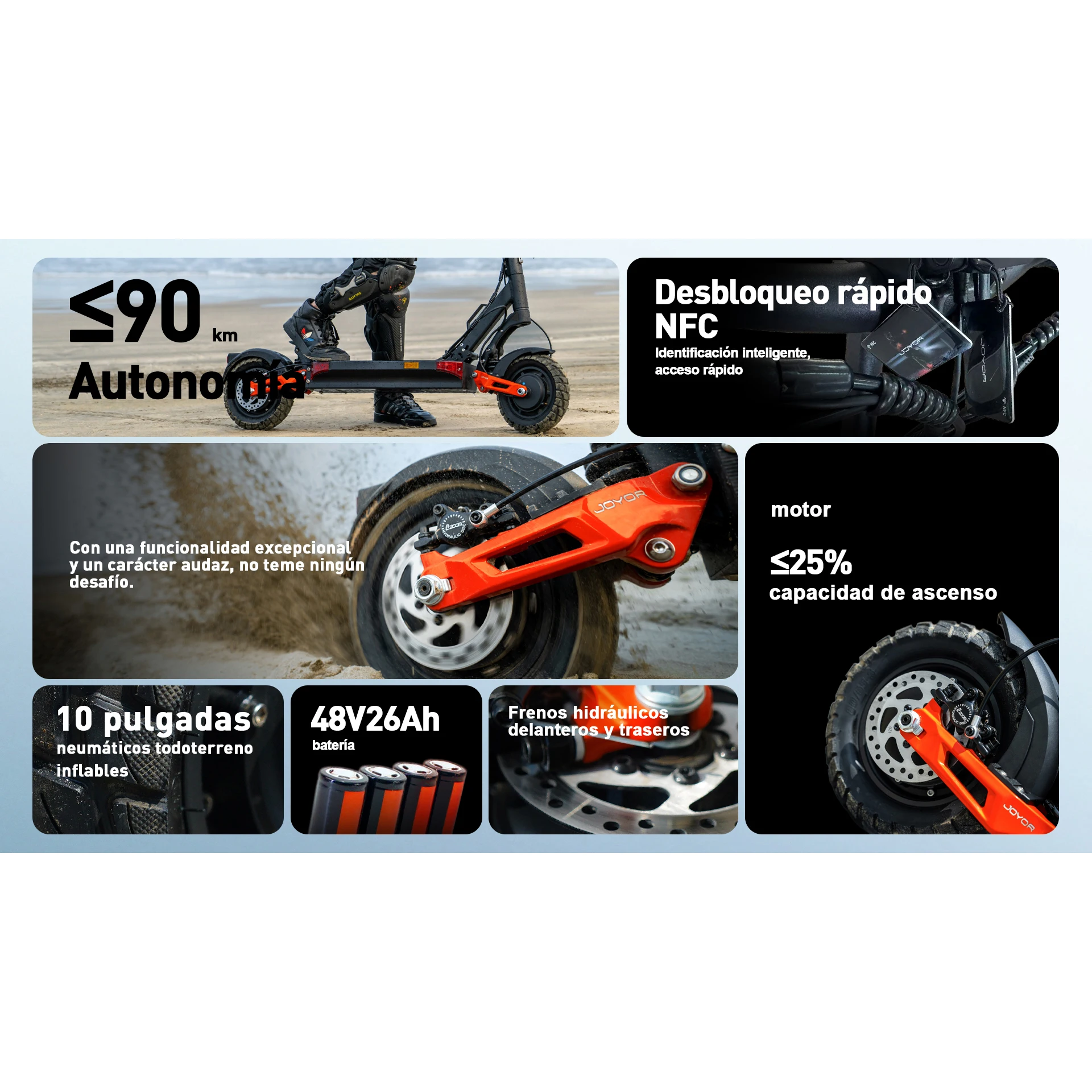 JOYOR T-Pro DGT — Foldable Electric Scooter - Image 2