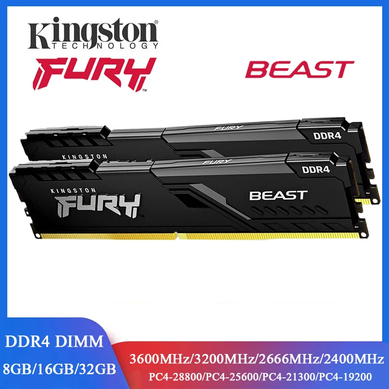 Kingston FURY Beast DDR4 Desktop RAM