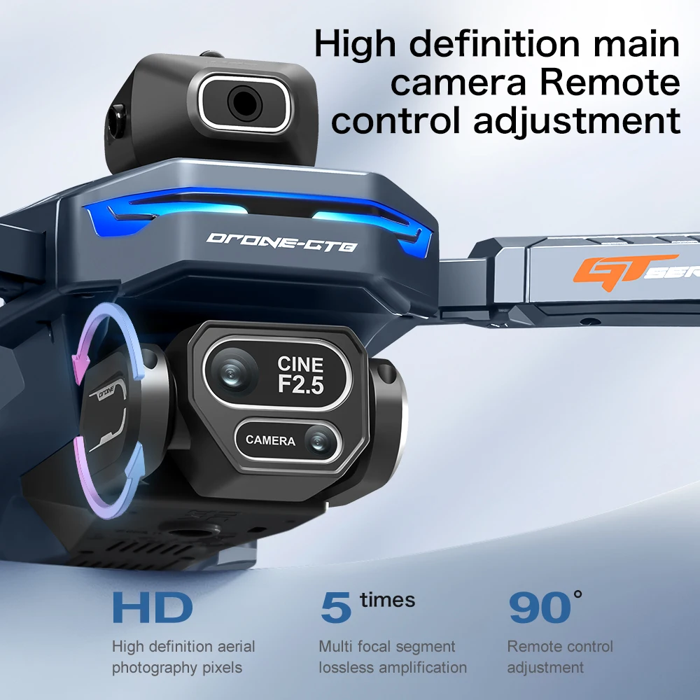GT8 — Foldable Camera Drone with 4.3″ Screen Controller - Image 2
