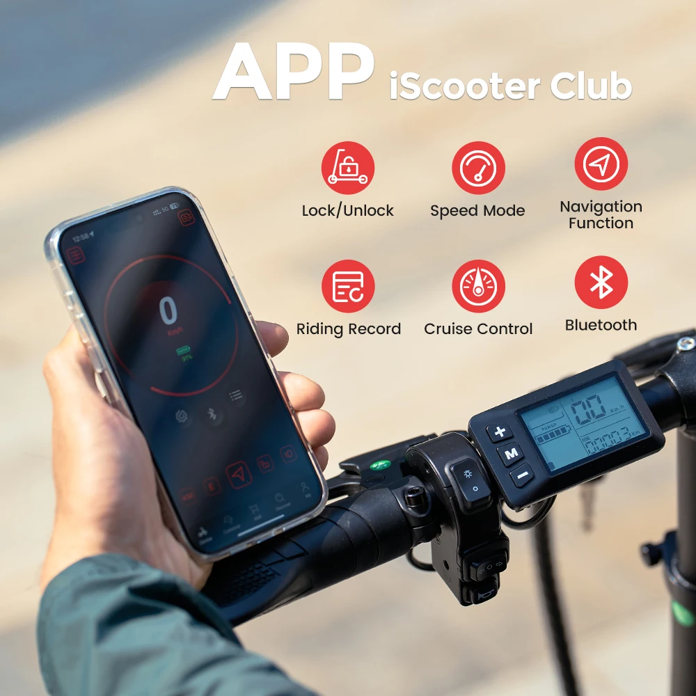 iScooter F7 — 16″ Folding Electric Bike - Image 2