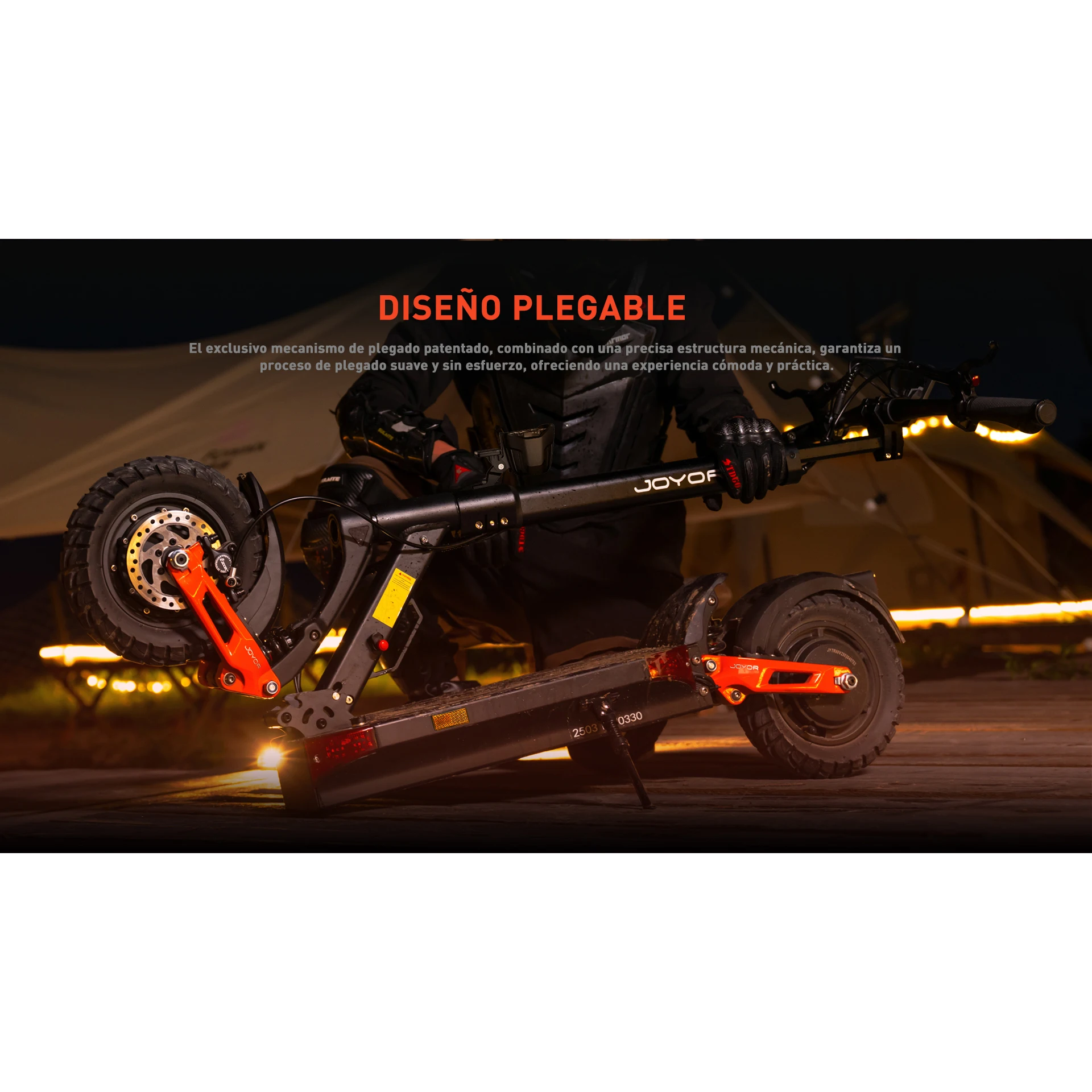 JOYOR T-Pro DGT — Foldable Electric Scooter - Image 6
