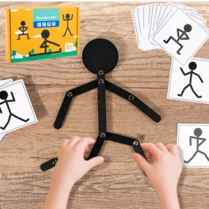 Pose-Matching Puzzle — Figure & 24 Double-Sided Cards