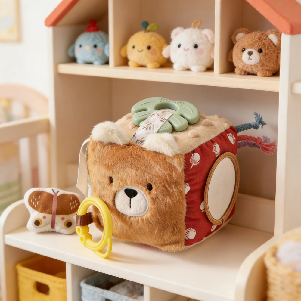 Soft Tissue Box — Sensory Fabric Toy - Image 3